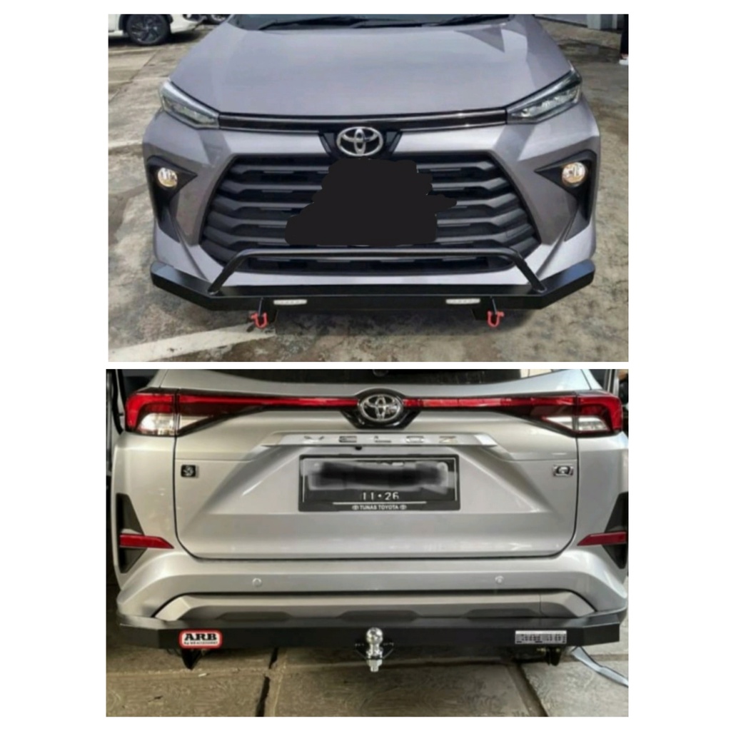 Paket Tanduk Depan+Towing ARB Belakang untuk Mobil AVANZA / VELOZ / XENIA 2022-2023