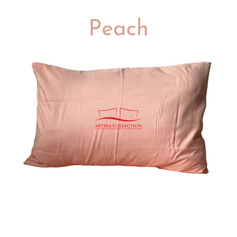 Hanya Tambahan Sarung Bantal Guling Warna Peach