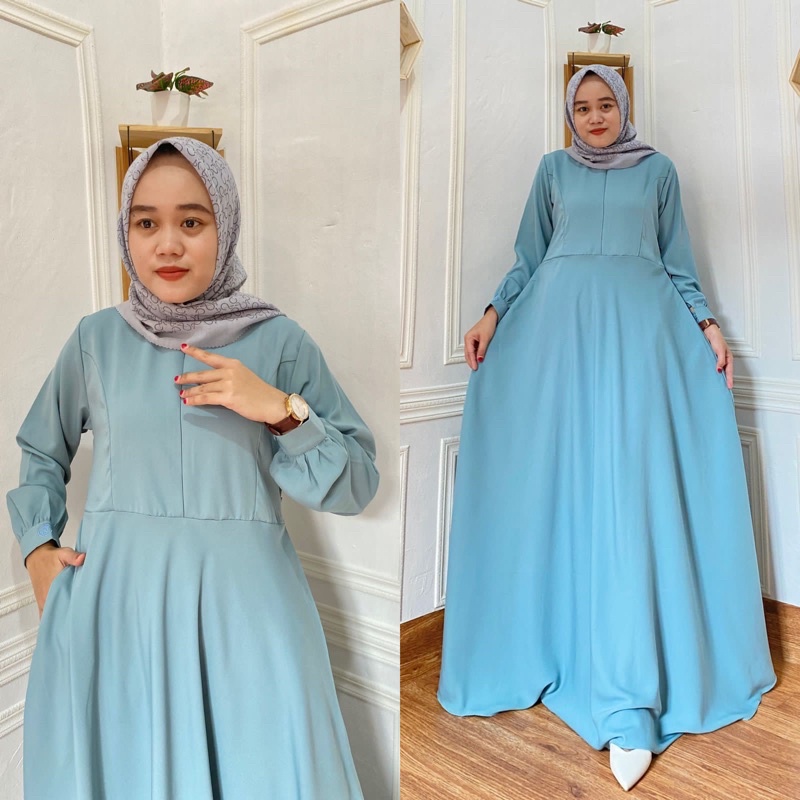 Dres Alena, Bahan Madeline Premium, Dailydress Homedress