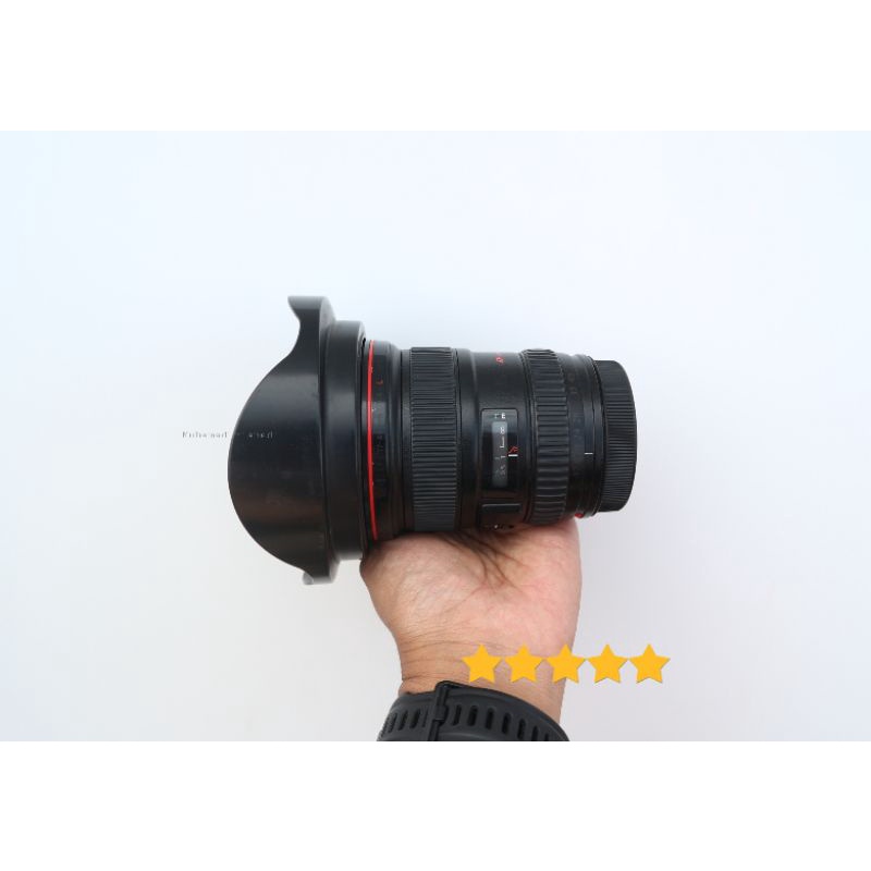 Lensa DSLR SLR Wide Canon 17-40mm F4 Series L Hitam Murah