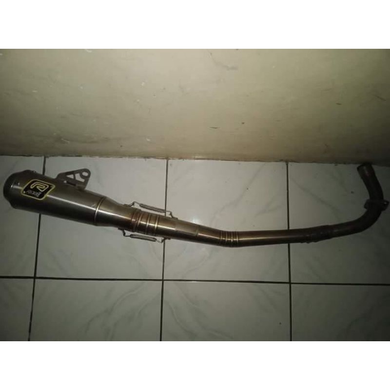 Knalpot ROB1 seri 130 GTX utk Jupiter atau Bebek Yamaha for Race Used or Daily Use