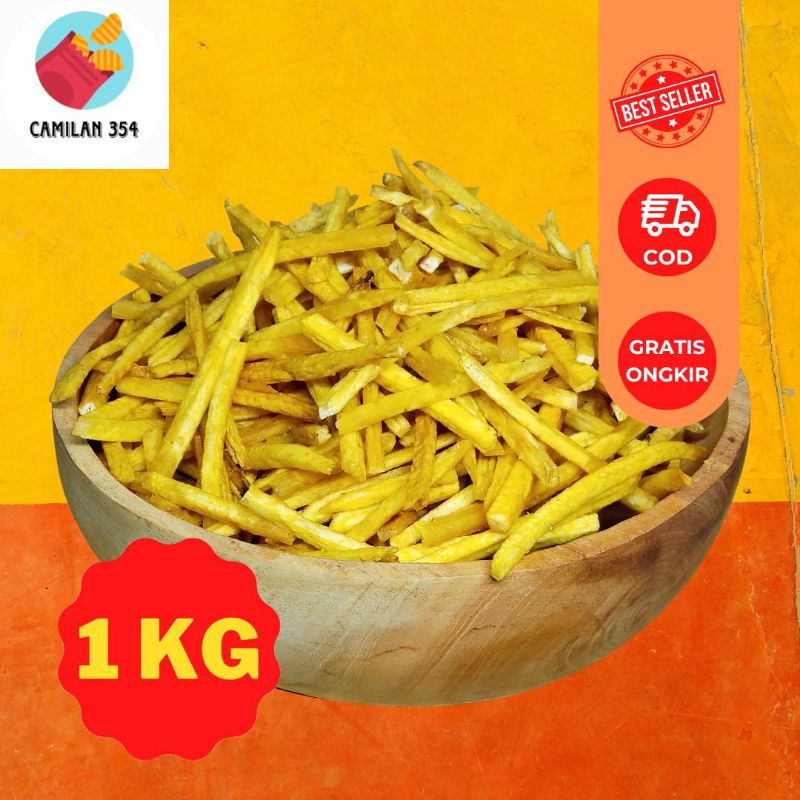 

[KILOAN] Stik Talas Goreng Gurih - 1kg / Stick Tales Renyah Murah