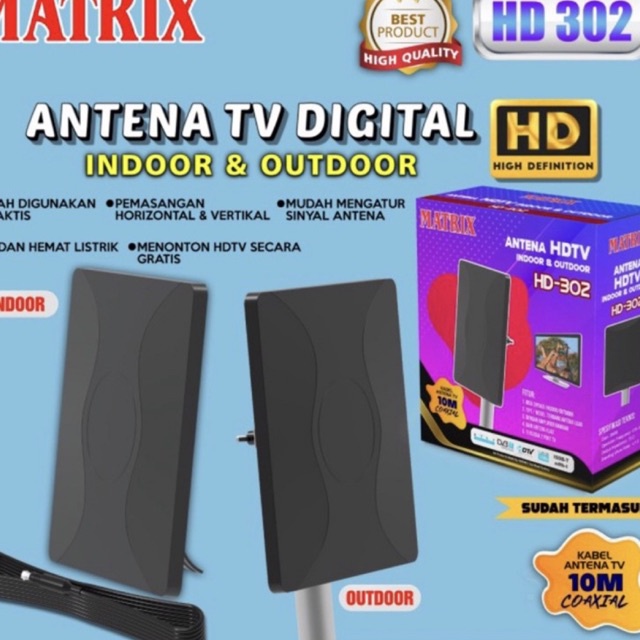 ANTENA MATRIX digital HD-302