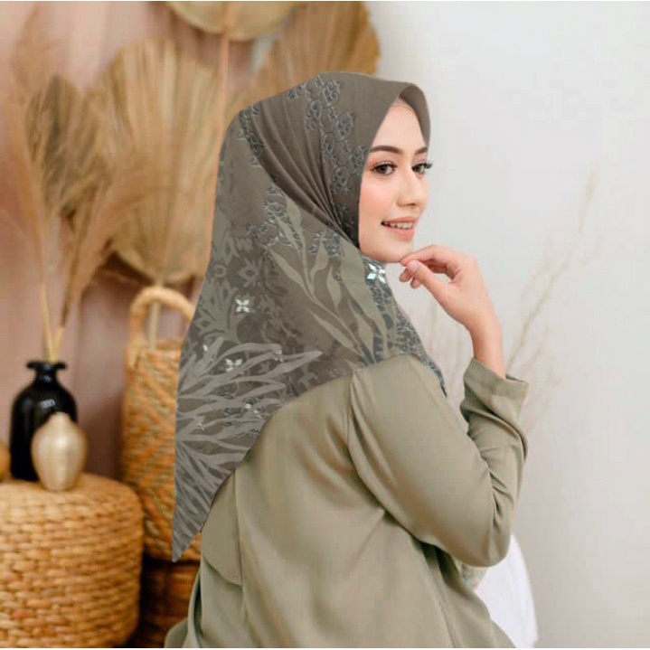 Diskon !! HIjab Voal Segiempat Motif Zalma Series | Jilbab Voal Motif | Kerudung Segi Empat Voal