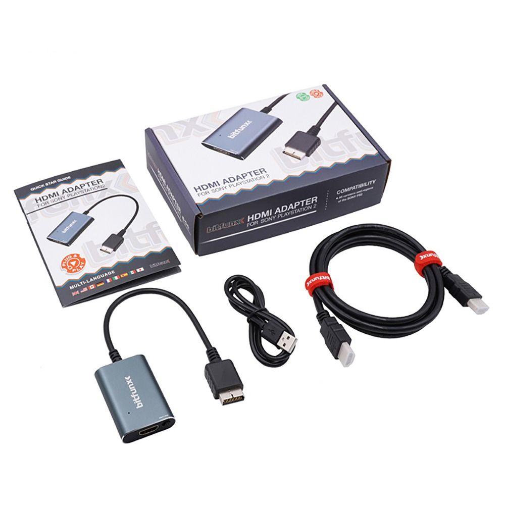 Preva HDMI Adapter Plug and Play Untuk PS1/PS2 Konsol Game HD Converter