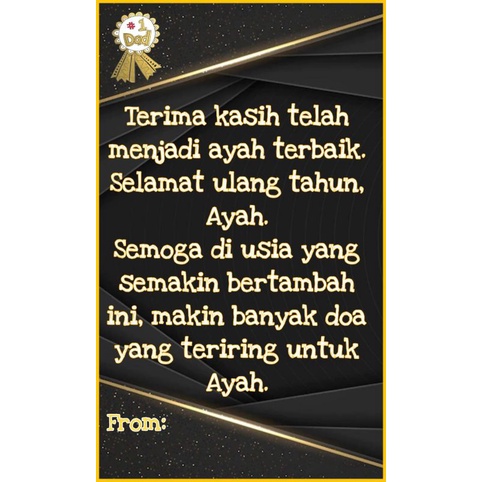 Kartu Ucapan B Wisuda Birthday Anniversary Wedding