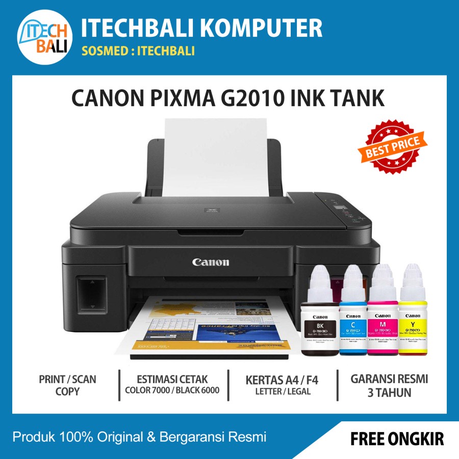 Canon G2010 Pixma Print Scan Copy Printer  | ITECHBALI