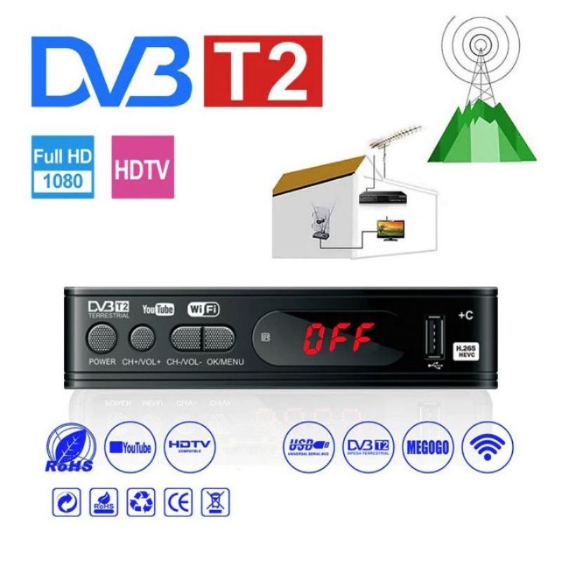 Set Top Box Receiver TV Digital DVB-T2