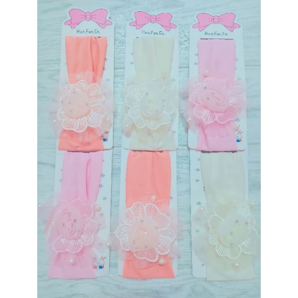 [LC007] Bandana Bayi Tile Elastis Import / Bandana Tile Anak