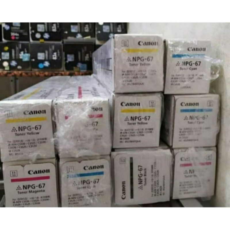 TONER CANON NPG 67 ORIGINAL CANON IR ADVANCE C3320.c3325.c3330 baru dan bergaransi