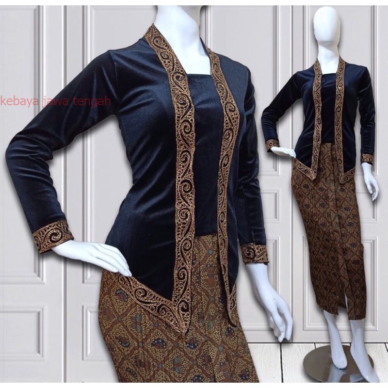 kebaya jawa bludru Kebaya Bludru