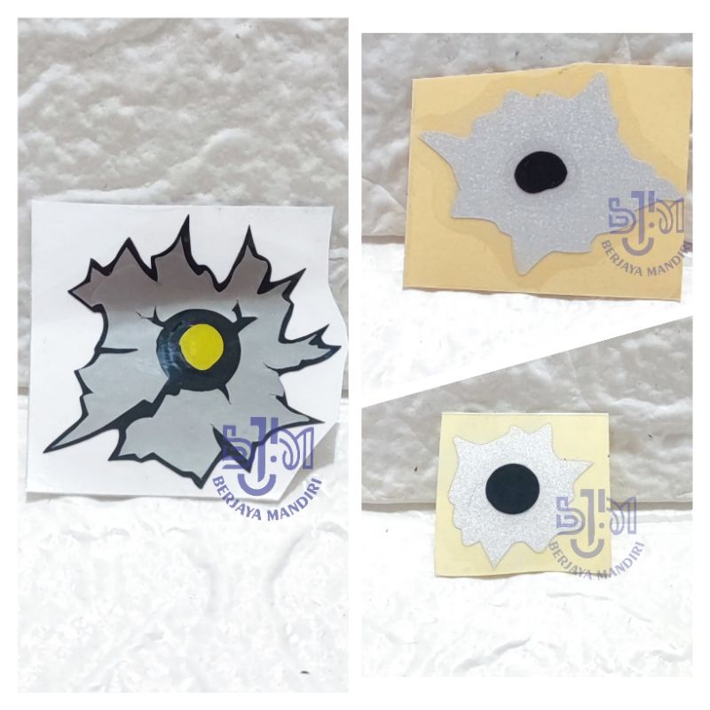 

Cutting Stiker Corak Lubang Peluru Bullet Hole Sticker