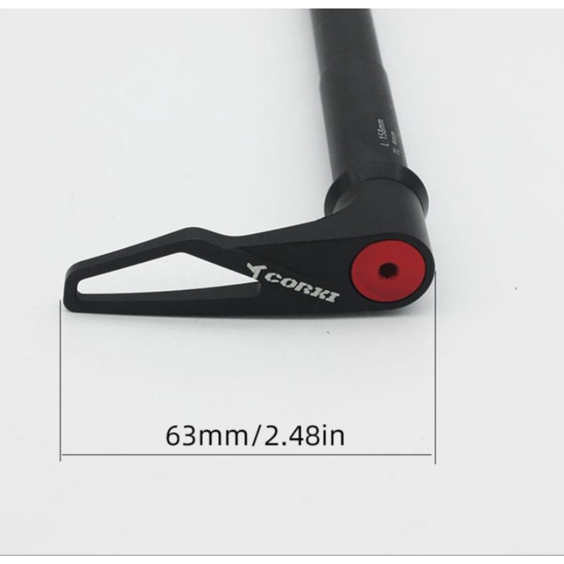 Corki AS TA QR 15x100 AS Thru Axle Quick Release For Fork Rockshox Fox