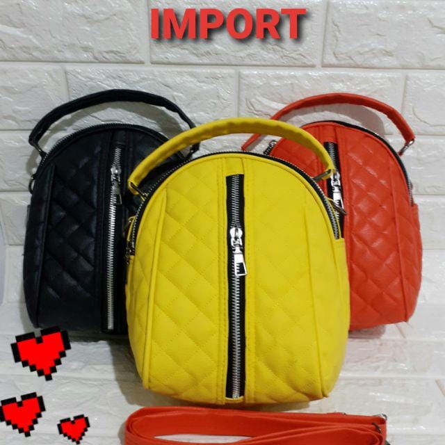 &quot;aurabagss&quot; - Tas Wanita Tas Selempang Tas Gendong Wanita Semi Import Slingbag Remaja Wanita Korea Kekinian Terbaru Casual &amp; stylish