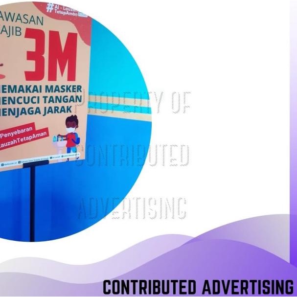 Tripod Display / Stand Banner Tripod / Stand banner Berdiri