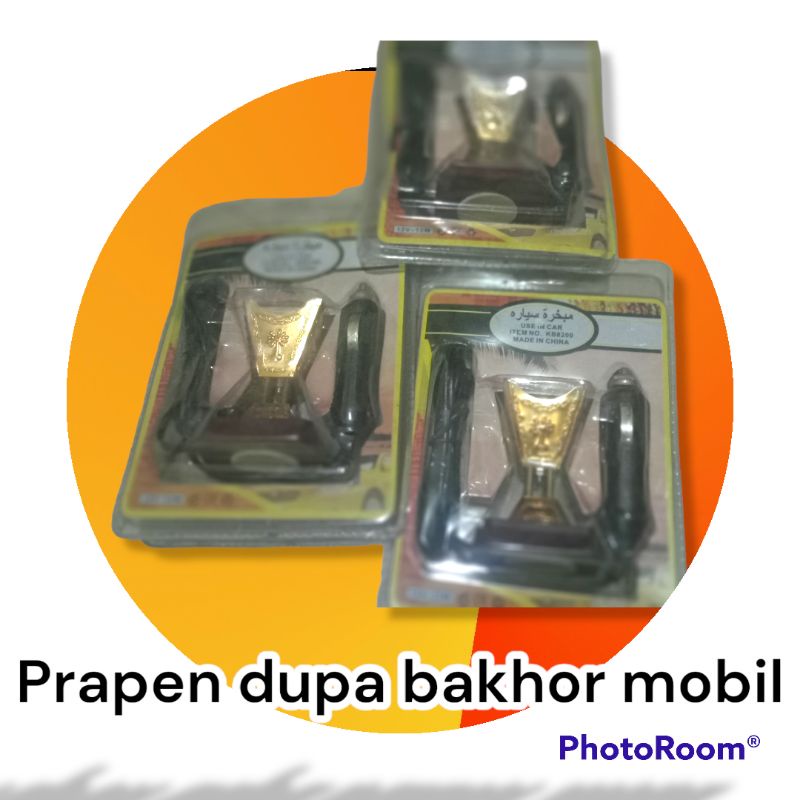 tempat pembakaran dupa mobil dc 12v