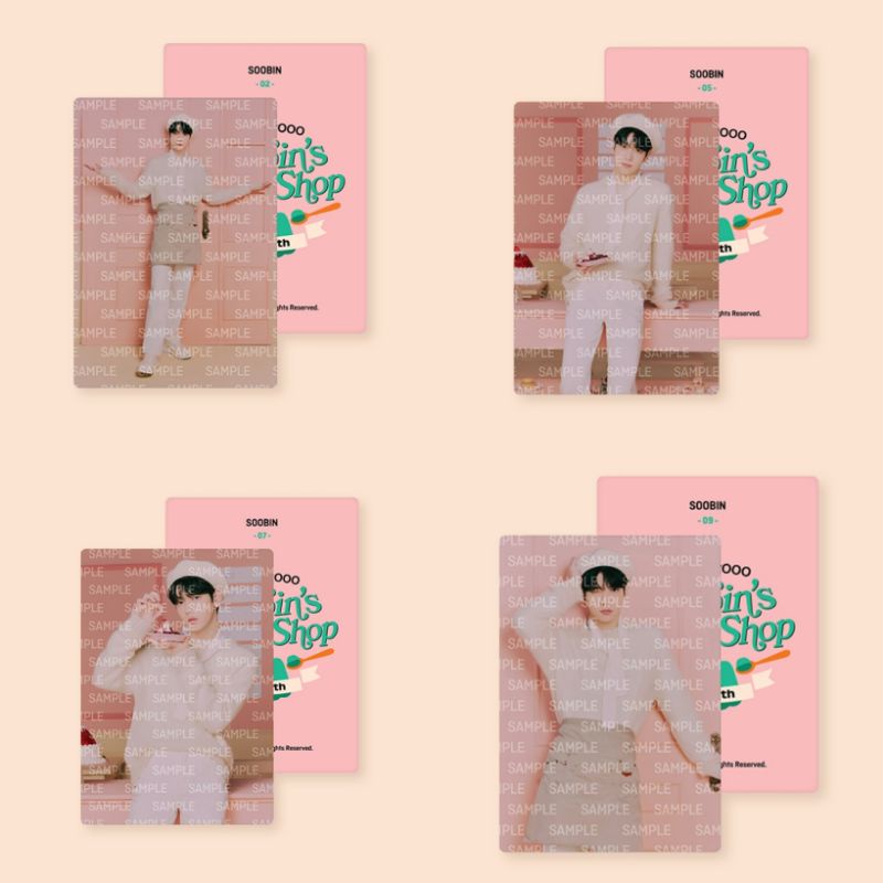 MPC Birthday Party Soobin's Bake Shop TXT Photocard Set