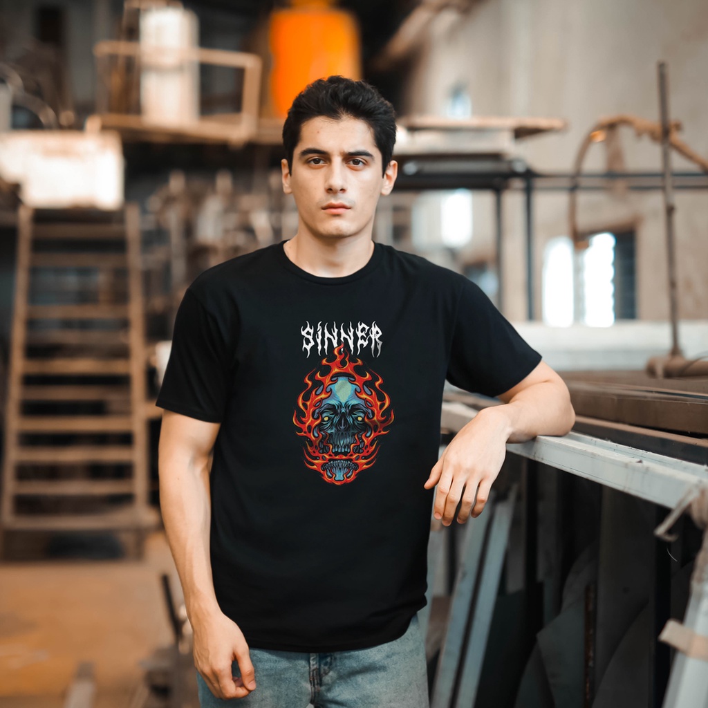 Kaos Distro Sinner New States Apparel Premium Pria dan Wanita