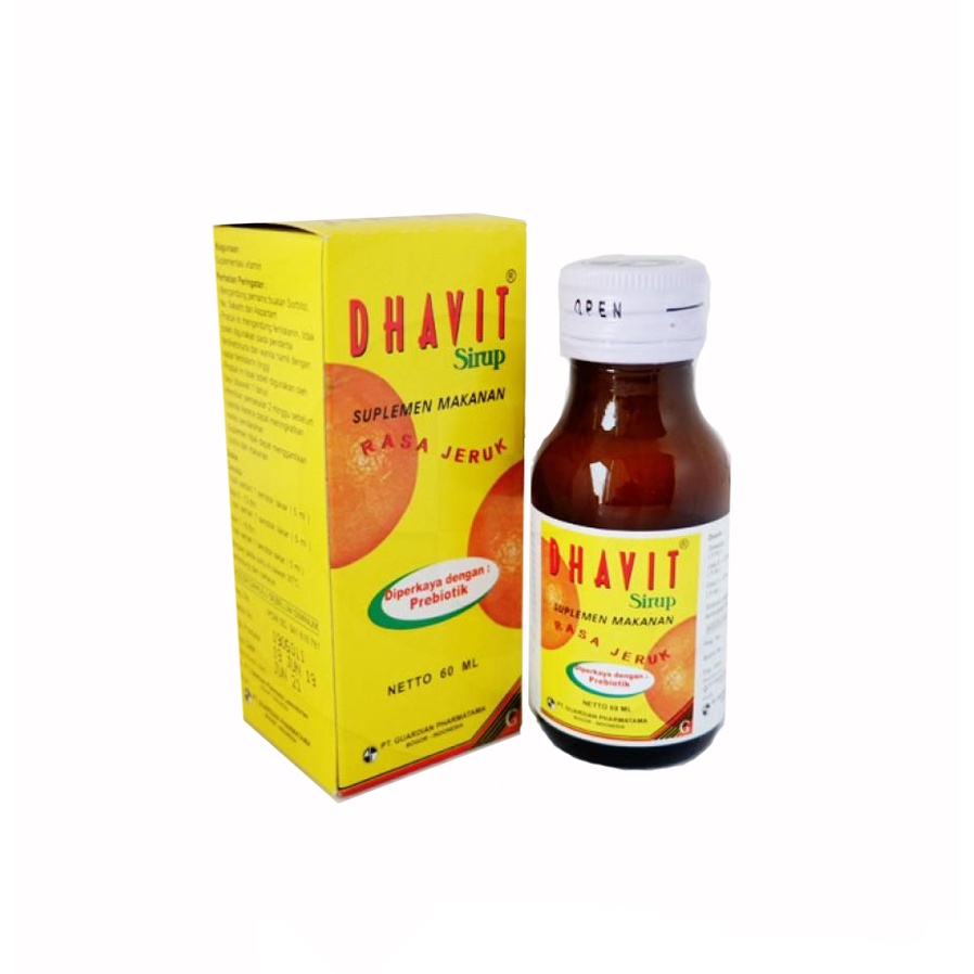 DHAVIT sirup 60ML /Multivitamin/Daya Tahan Tubuh