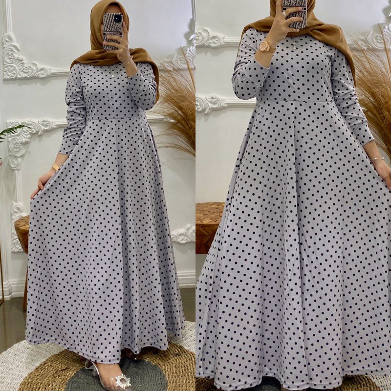 Gamis voxy polkadot