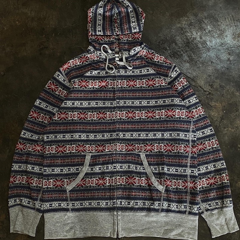 Zip hoodie uniqlo navajo