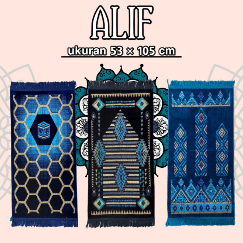 Sajadah Turkey Alif Midi Harmony (Multi Color)