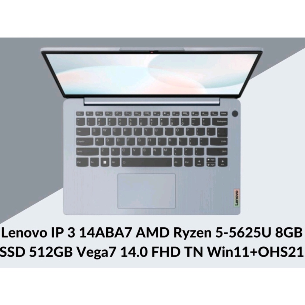 LAPTOP LENOVO 14 INCH AMD RYZEN 3-5-7 TYPE LENOVO IP 3-14 ABA 7 (7-5825U)