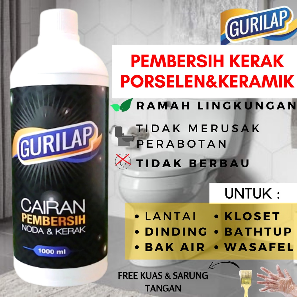 BAYAR DITEMPAT/Pembersih Keramik/Kerak Lantai Porcelain GURILAP/PEMBERSIH KERAMIK KERAK LANTAI PORCE