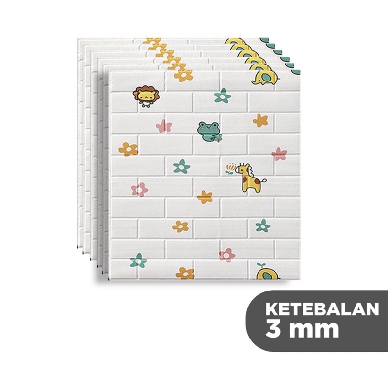 Wallpaper Foam 3D motif KULIT JERUK motif dan Polos