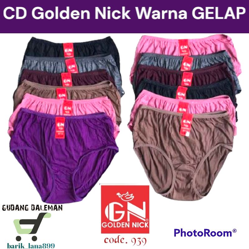 Celana Dalam Wanita CD Golden Nick SET 6pcs-12pcs 937-939-931 CD BEST SELLER -Pakaian Dalam