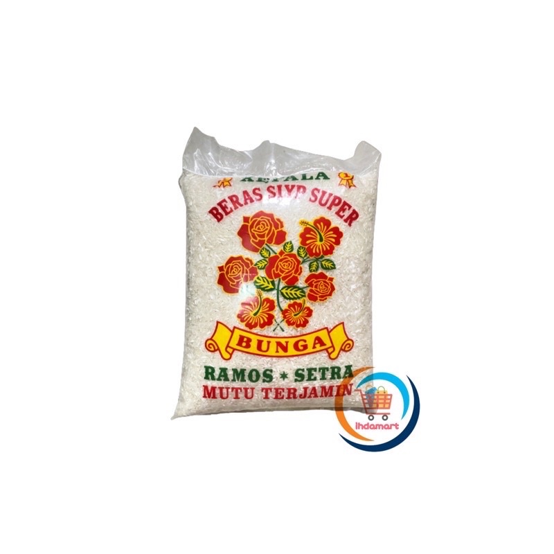 [KHUSUS KARGO] Beras Premium / Beras Slyp Super Cap Bunga 3 kg