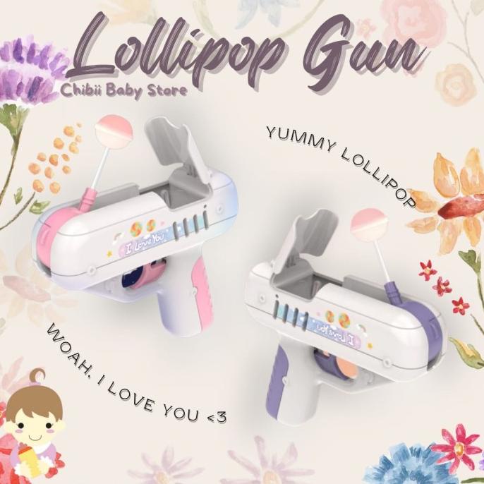 

TERLARIS Mainan Pistol Permen Lolipop Viral / Tembakan Lollipop Permen / Candy /PERMEN LUNAK/PERMEN VIRAL/PERMEN MILO/PERMEN YUPI/PERMEN JADUL/PERMEN KARET