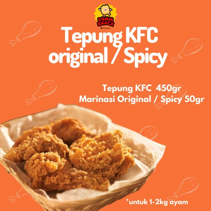 

NEW TEPUNG AYAM KFC ORIGINAL / SPICY 500GR - Original
