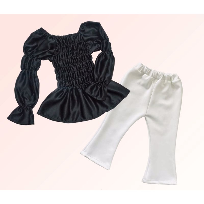 setelan balon lengan panjang