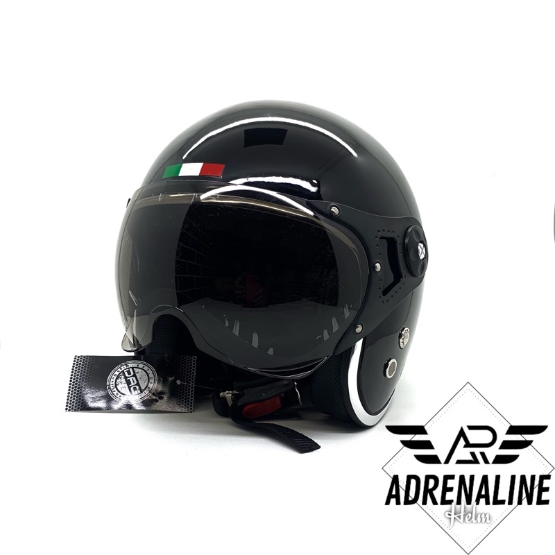 HELM DAG PILOT ITALY BLACK ORI