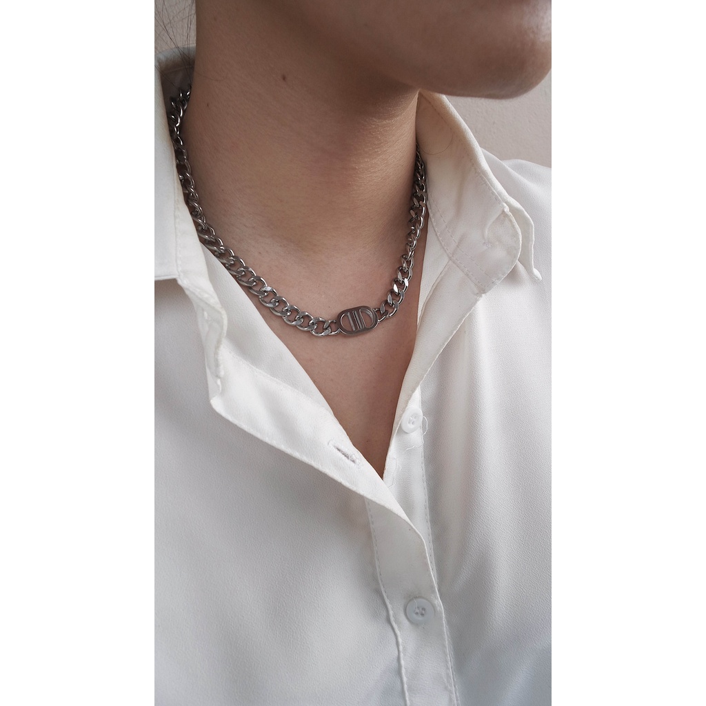 KALUNG RANTAI / CHAIN NECKLACE / ZEUS NECKLACE - STAINLESS STEEL (ANTI KARAT)