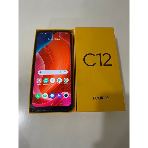 REALME C12 3/32 GB SECOND FULLSET