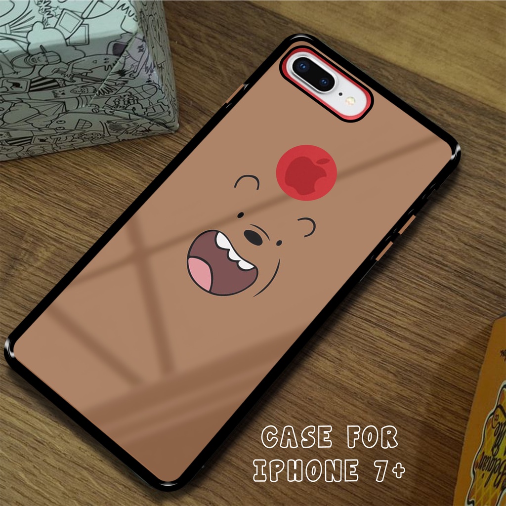 Case IPHONE 7 PLUS / 8 PLUS  - Casing IPHONE 7 PLUS / 8 PLUS [ BEAR ] Silikon IPHONE 7 PLUS / 8 PLUS