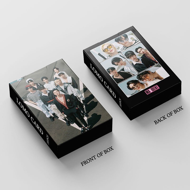 55pcs / Kotak Kartu LOMO Foto Stray Kids MAXIDENT Untuk Koleksi