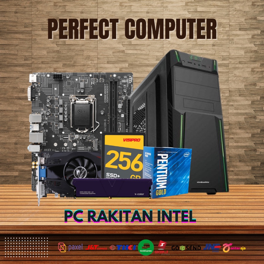 PC GAMING - INTEL G6400 , 8GB DDR4 , SSD 256GB , GT730 2GB , H410