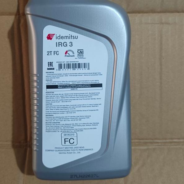oli samping idemitsu 2t oli samping idemitsu 2 tak asli