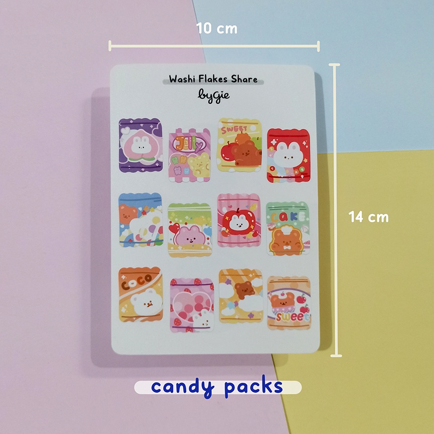 

Sticker Flake Share - Candy packs