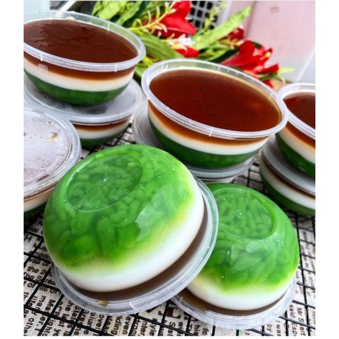 

puding cup cendol gula merah isi 6 cup