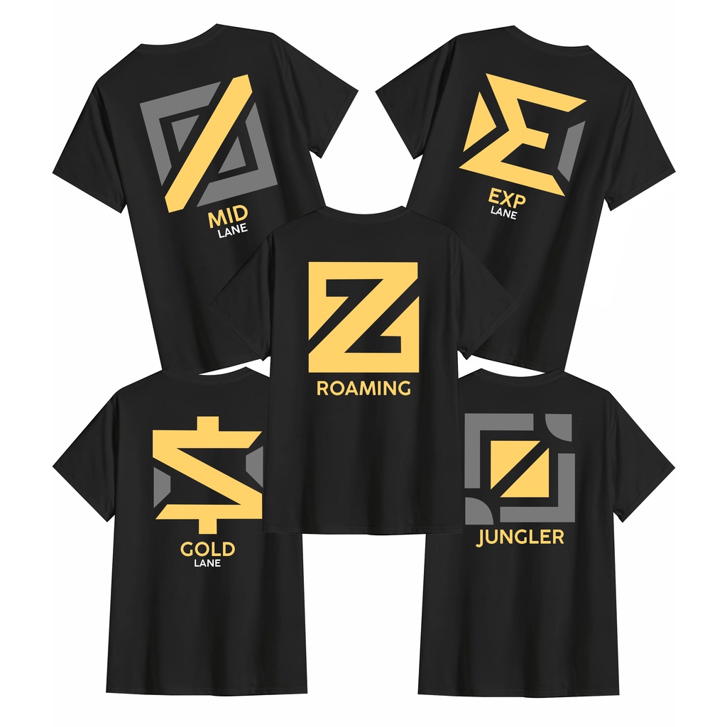 Baju Kaos GAME MOBILE LEGENDS ROLE HERO - MORNINGHATE