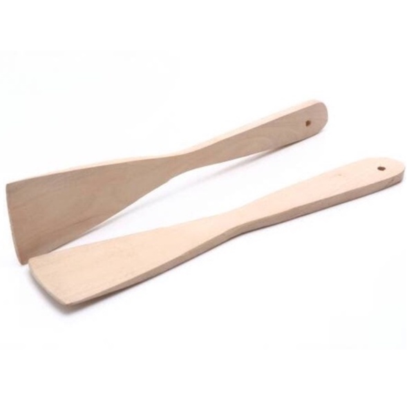 Spatula / sutil / sodet kayu 30cm Tahan Panas