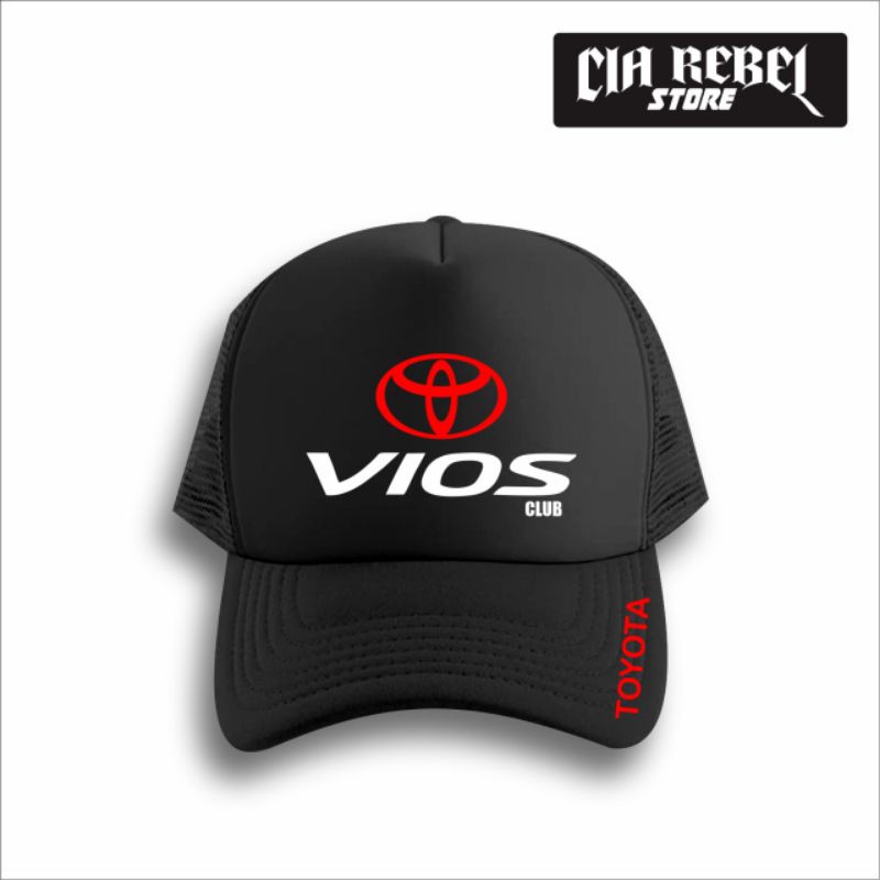 TOPI JARING TRUCKER RACING TOYOTA VIOS CLUB TERLARIS TOPI RACING - CIA REBEL