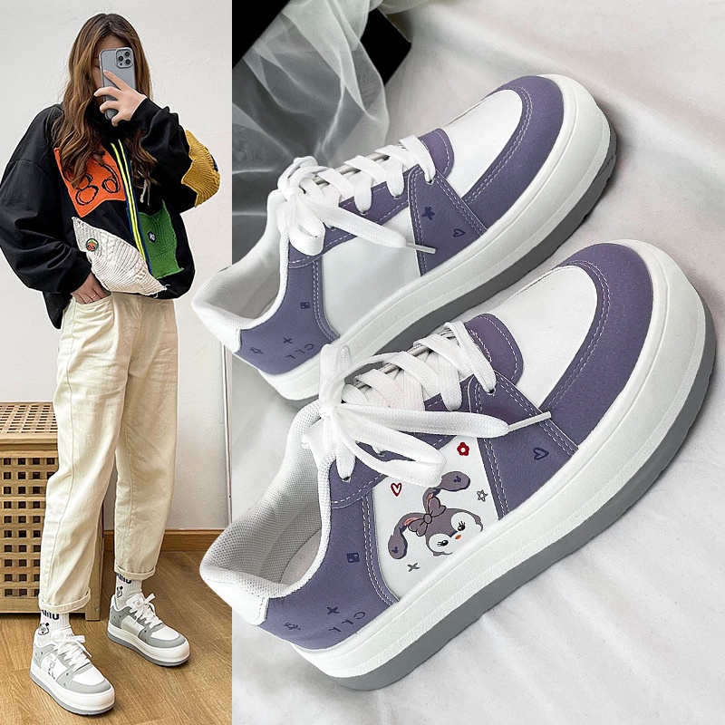 COD POS 1115 Sepatu Sneakers Wanita Import