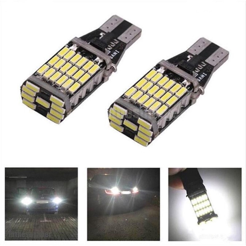 LED T15 W16W CANBUS Lampu Mundur Senja SUPER TERANG 45 titik sen dajjal sen universal