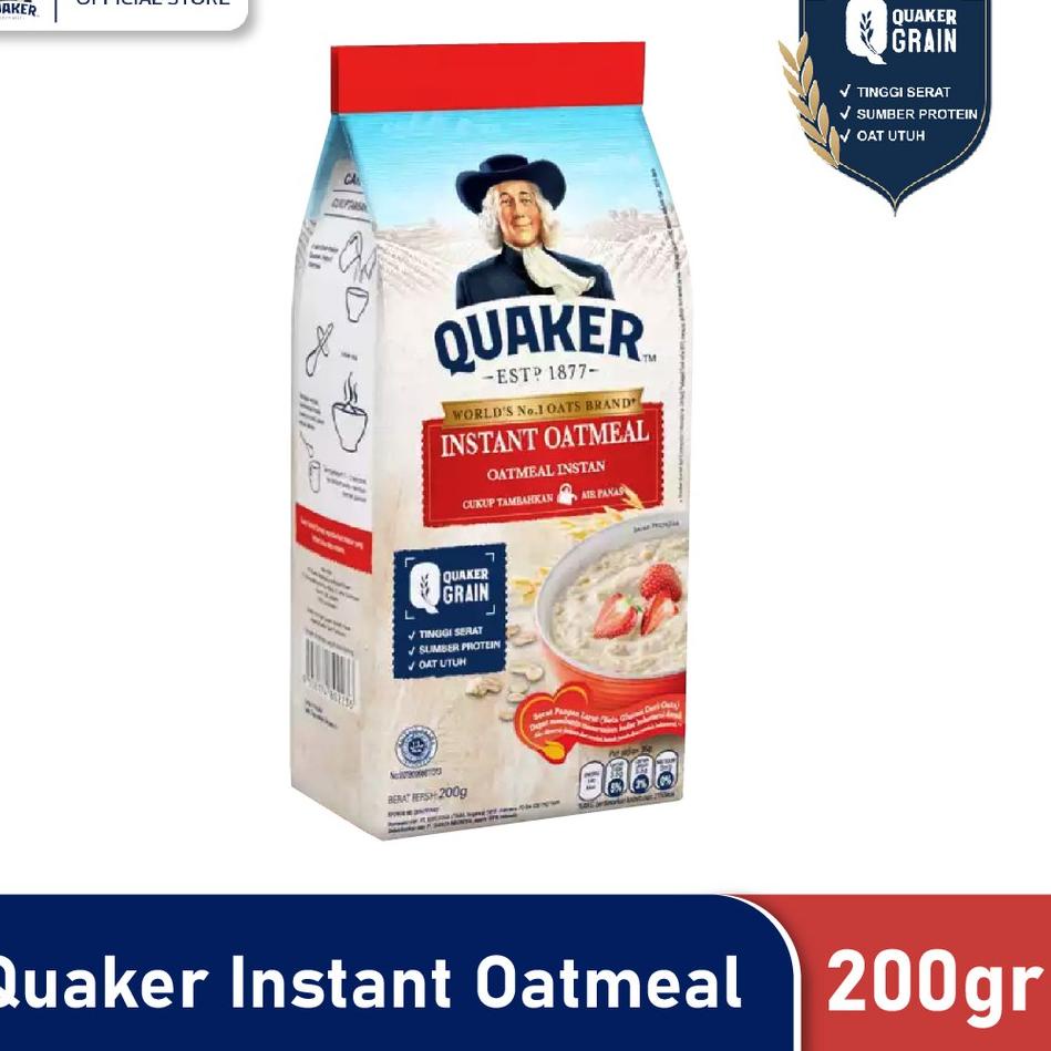 

ㅦ Quaker Instant Oatmeal 200 gr ゥ