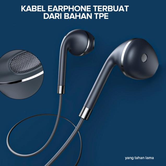 TACOO Earphone Wired Kabel Headset In-Ear Deep Bass - Hijau